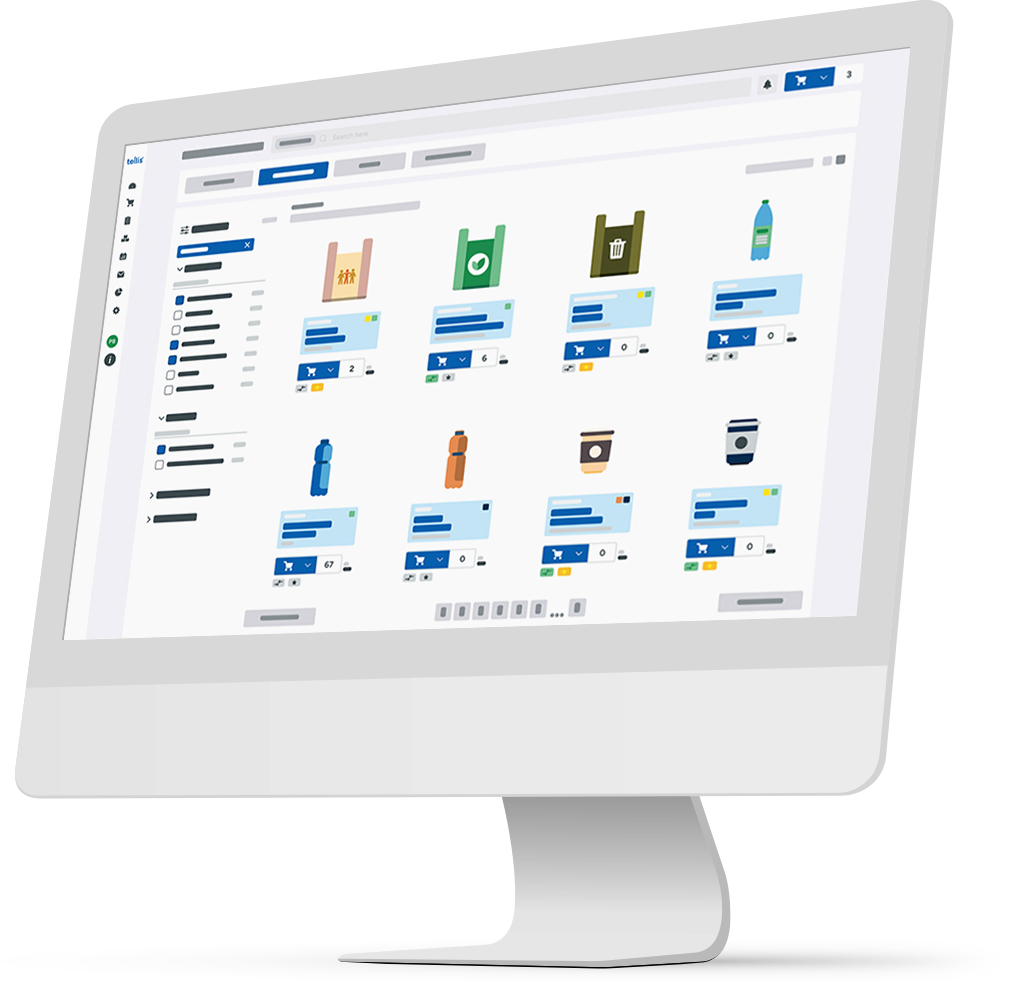 e-procurement mockup